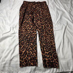 J.Crew Leopard Print Tapered Pants (Style #AQ617, Fall 2020)
